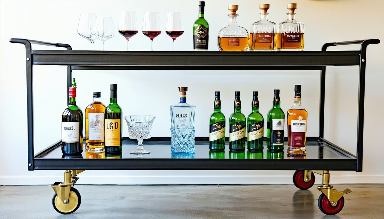 The Modern Bar Cart